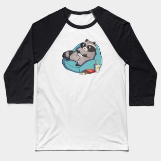 Gamer Racoon Baseball T-Shirt